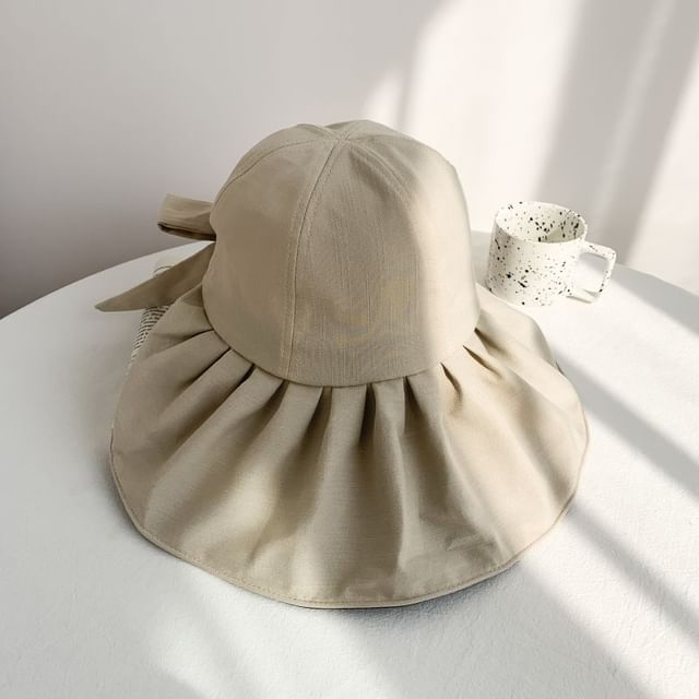 Hat Sun Ruched Plain