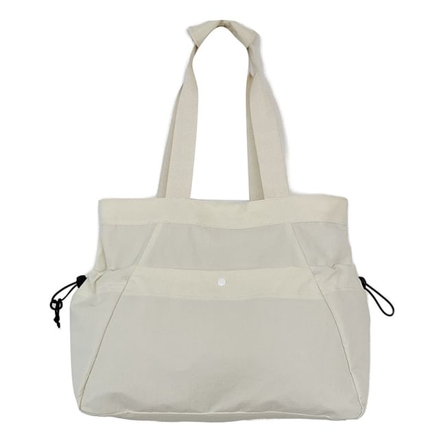 Plain Bag Zip Tote