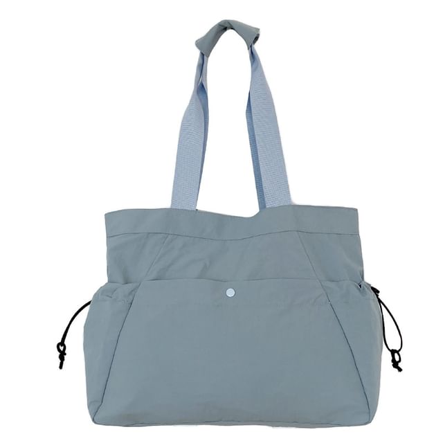 Plain Bag Zip Tote