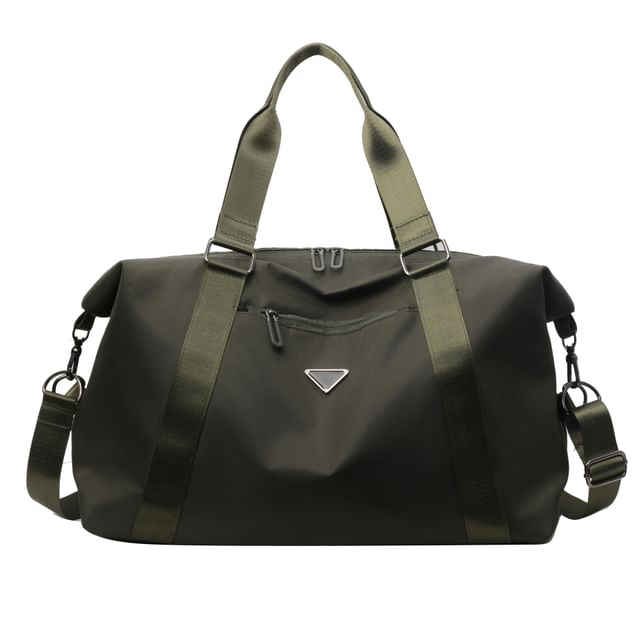 Plain Duffel Bag Zip Travel