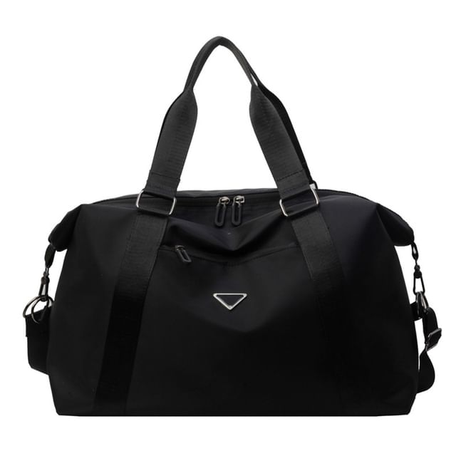 Plain Duffel Bag Zip Travel