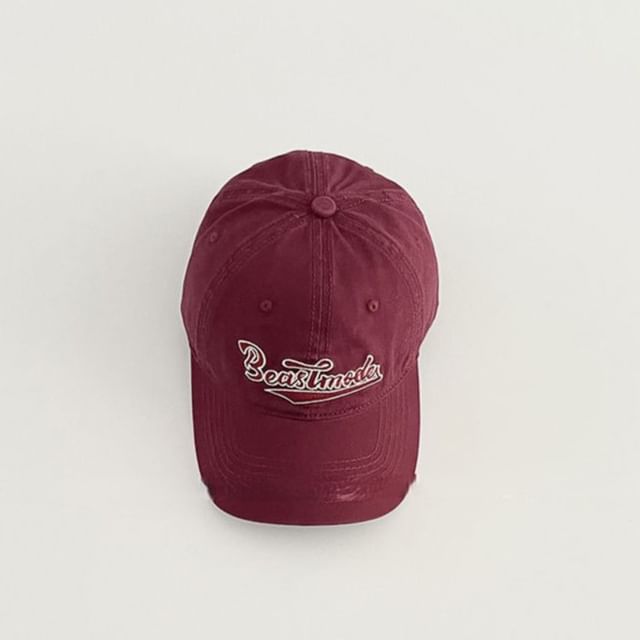 Baseball Embroidered Lettering Cap
