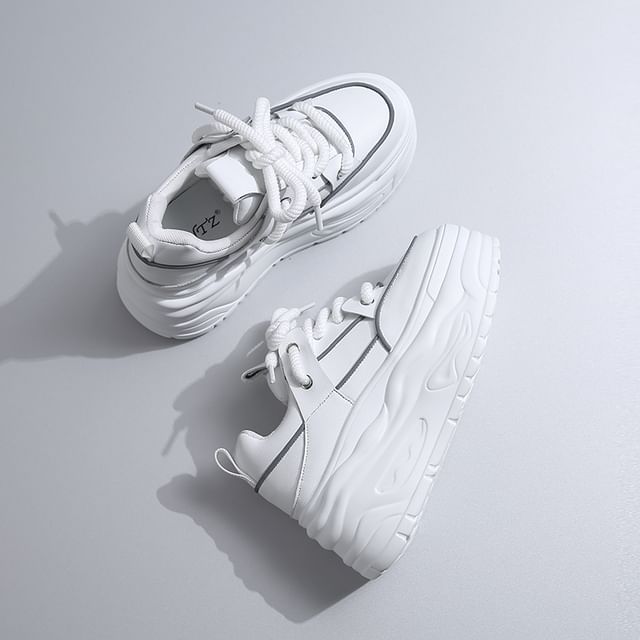 Sneakers Platform Lace-Up