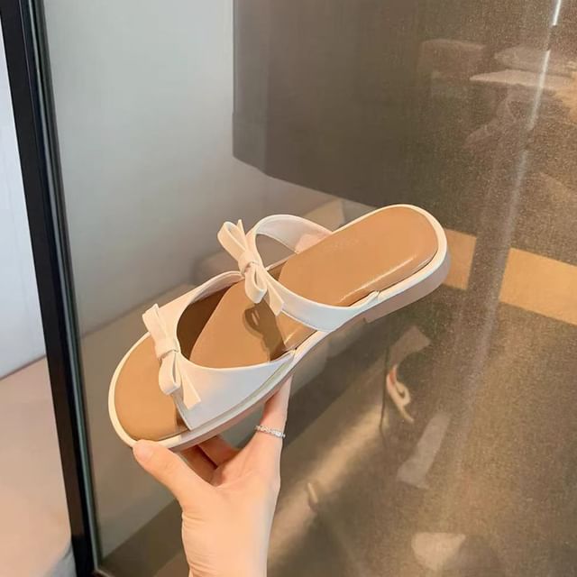 Bow Sandals Slide
