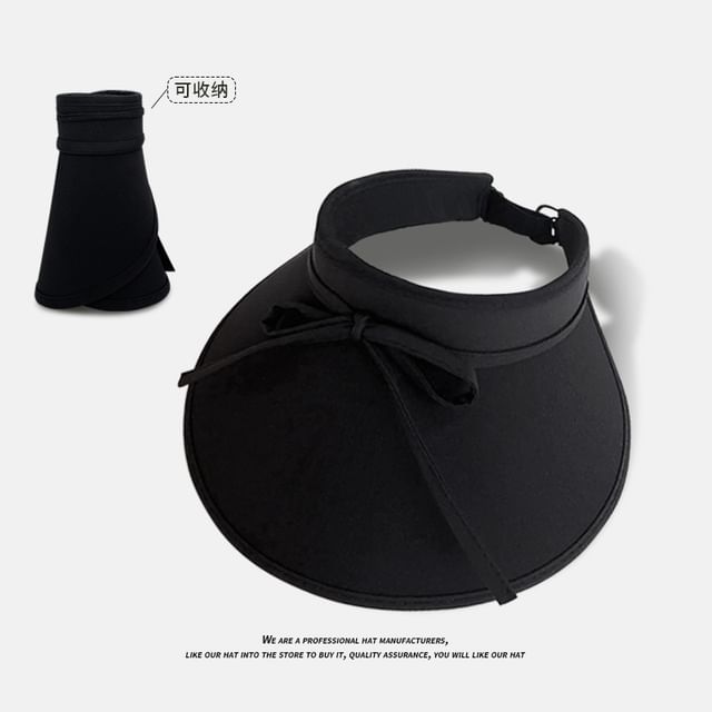 With Sun Bow Decoration Hat Visor