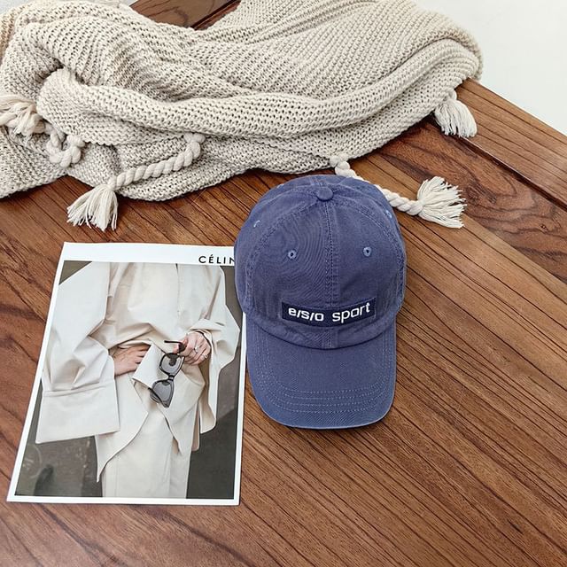 Embroidered Cap Baseball Lettering
