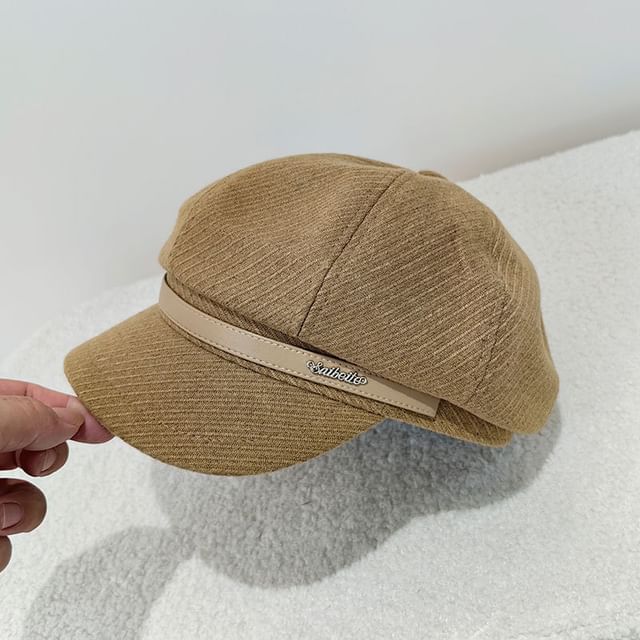 Cap Belt Newsboy Lettering