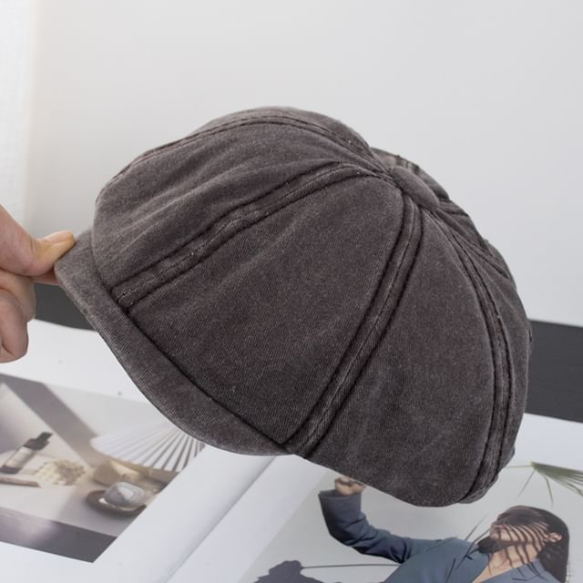 Vintage Cap Newsboy Washed Cotton