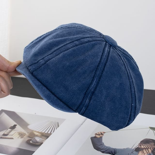 Vintage Cap Newsboy Washed Cotton