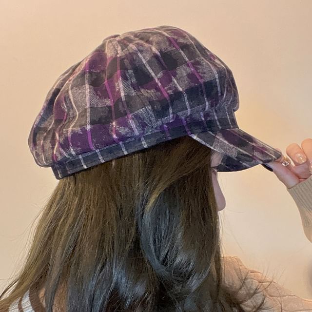 Newsboy Cap Plaid