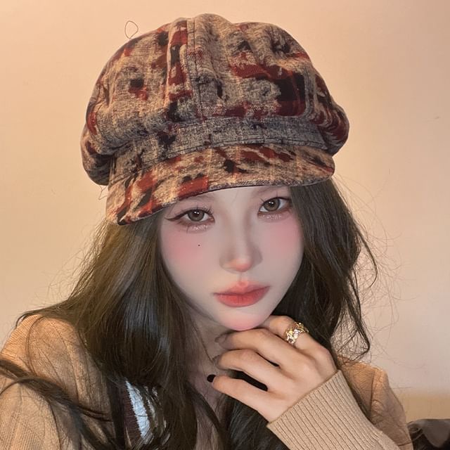 Newsboy Cap Plaid