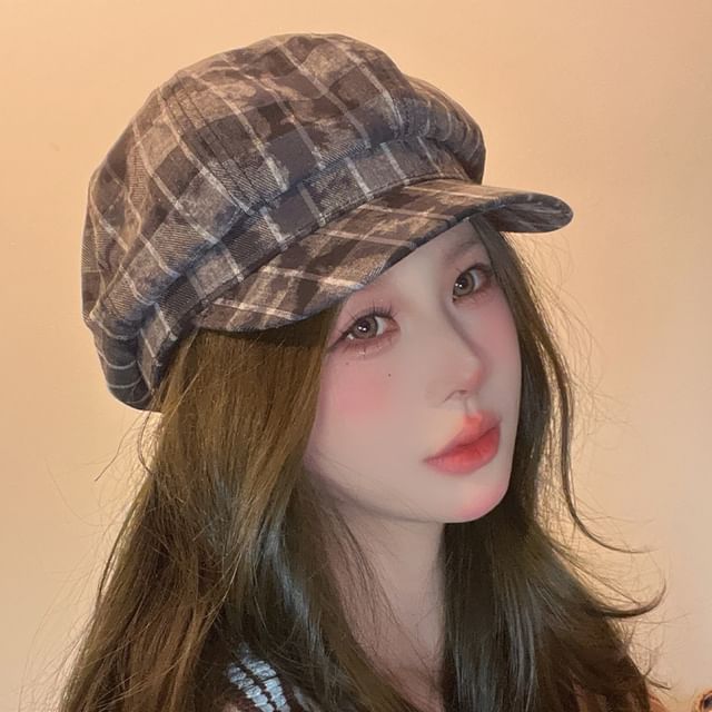 Newsboy Cap Plaid