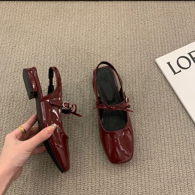 Bow Slingback Sandals