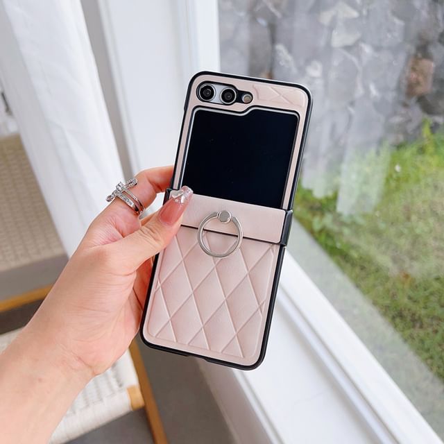 Stand Argyle Case Phone Ring