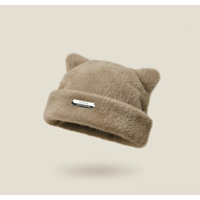 Fluffy Plain Hat Ear