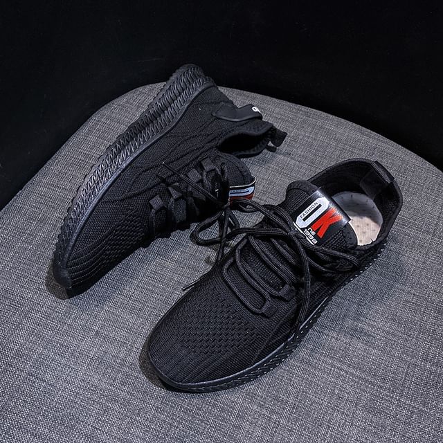 Knit Platform Sneakers