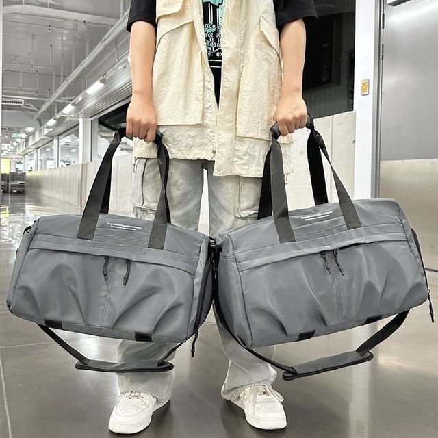 Bag Nylon Lettering Duffel