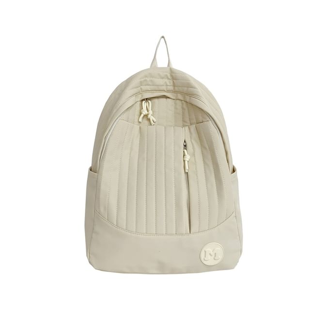 Backpack Laptop Quilted Plain