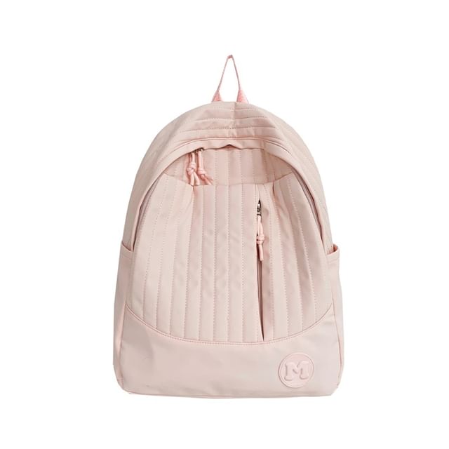 Backpack Laptop Quilted Plain