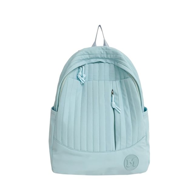 Backpack Laptop Quilted Plain