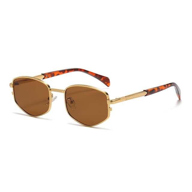 Sample Geometric Metal Frame Sunglasses