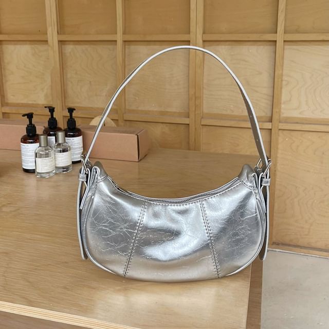 Bag Crescent Leather Faux Shoulder