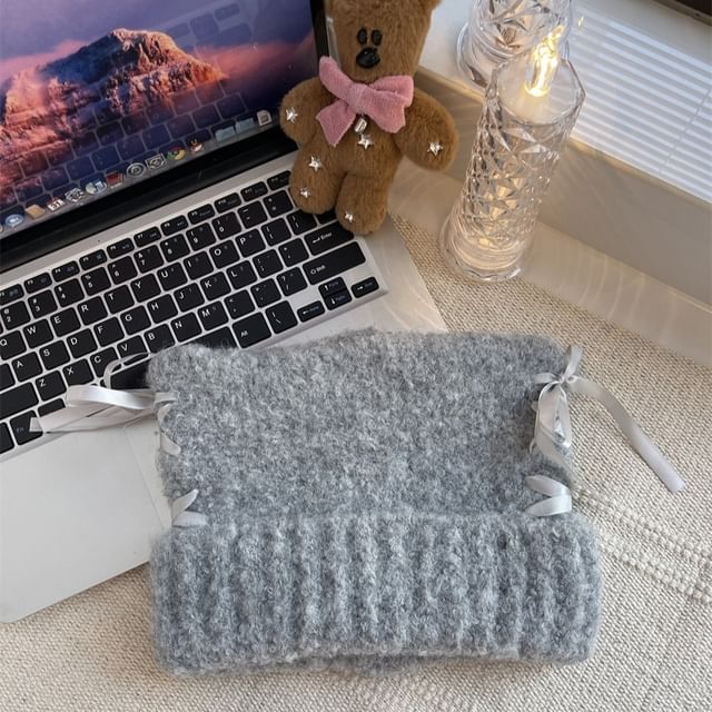 Großhandelsbeispiel Beanie Strickschnürung