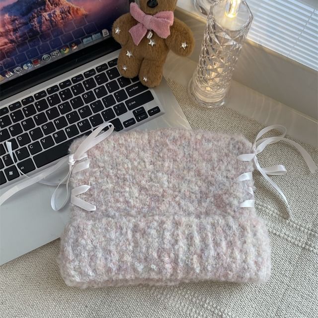 Großhandelsbeispiel Beanie Strickschnürung