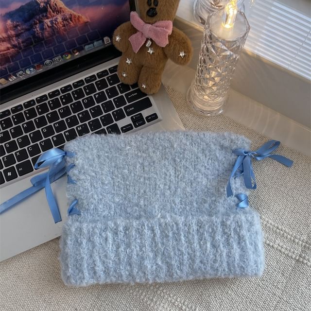 Großhandelsbeispiel Beanie Strickschnürung