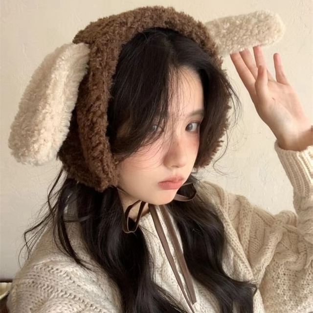 Fluffy Ear Earmuffs Dog