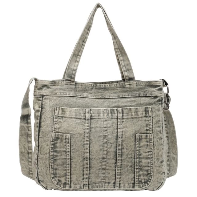 Crossbody Denim Bag Washed