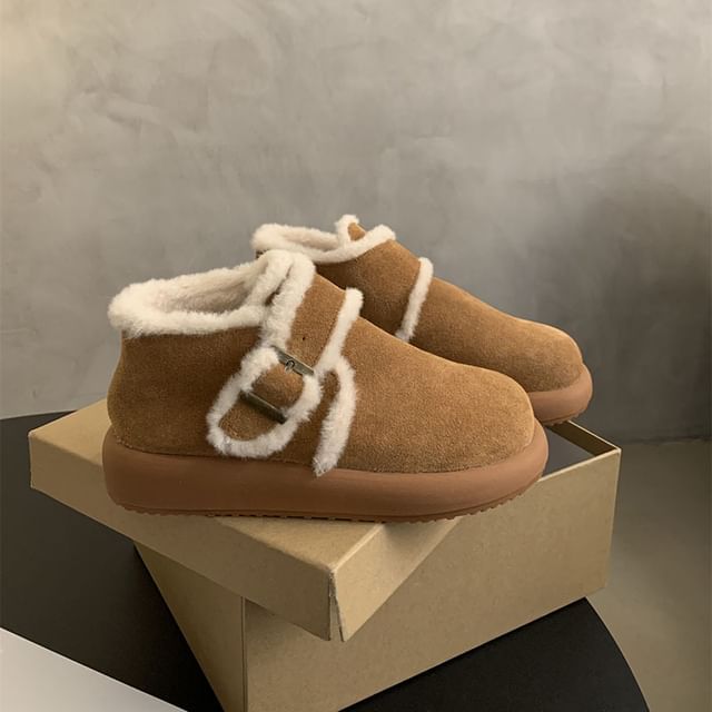 Sample Buckled Ankle Snow Boots