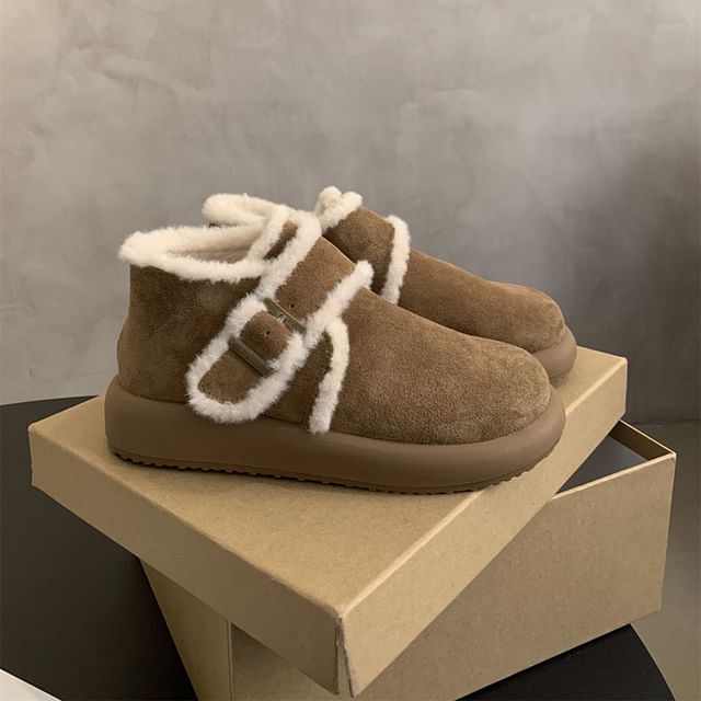 Sample Buckled Ankle Snow Boots