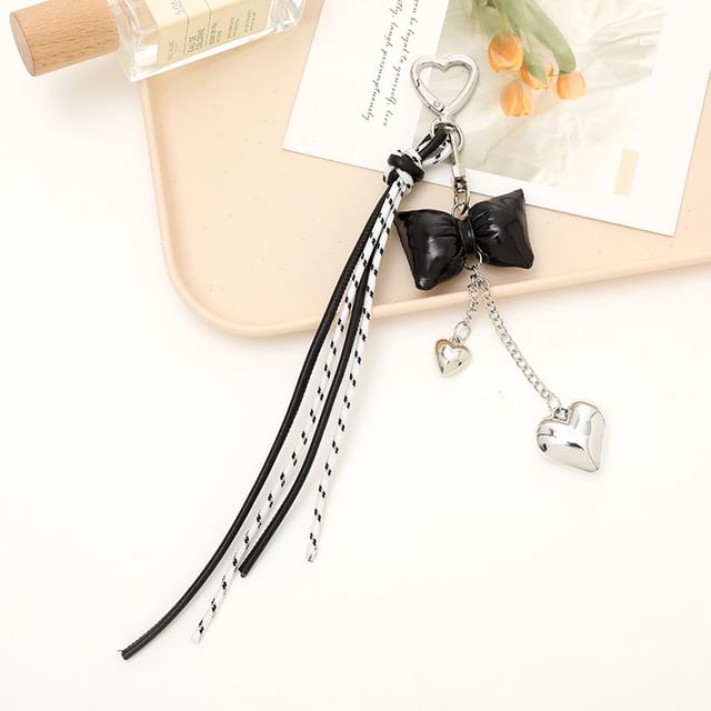 Charm Padded Bow Phone Knotted