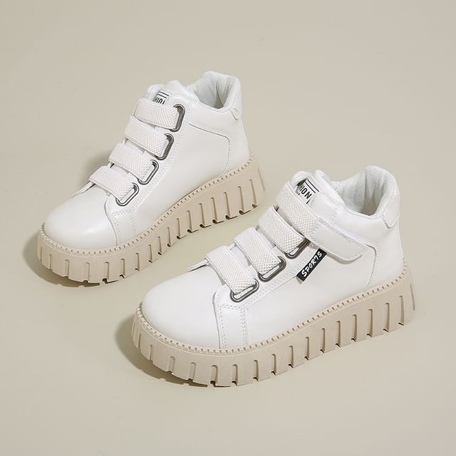 Top Platform Sneakers High Panel