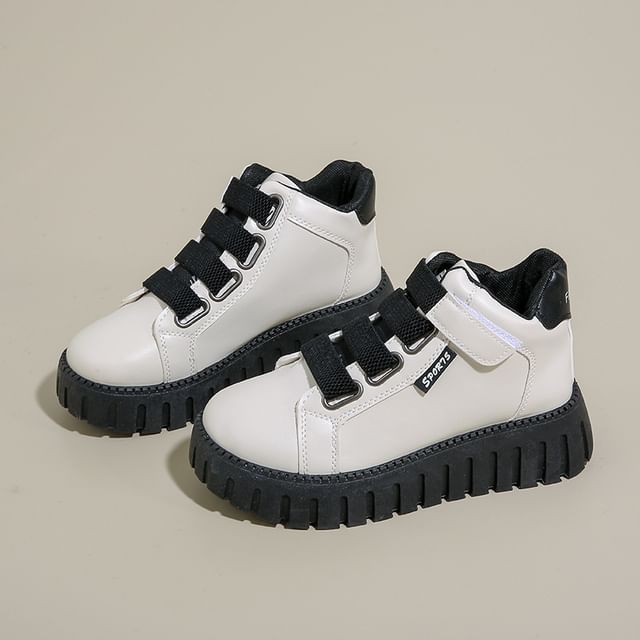 Top Platform Sneakers High Panel