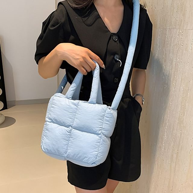 Puffer Plain Crossbody Bag