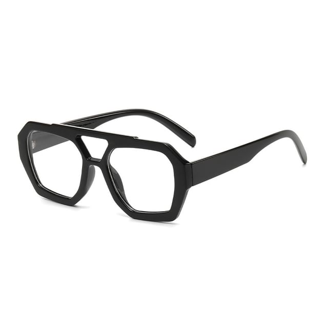 Double Bridge Geometric Sunglasses