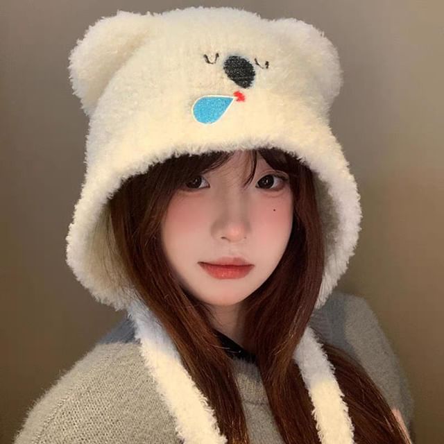 Koala Hat Bonnet Knit