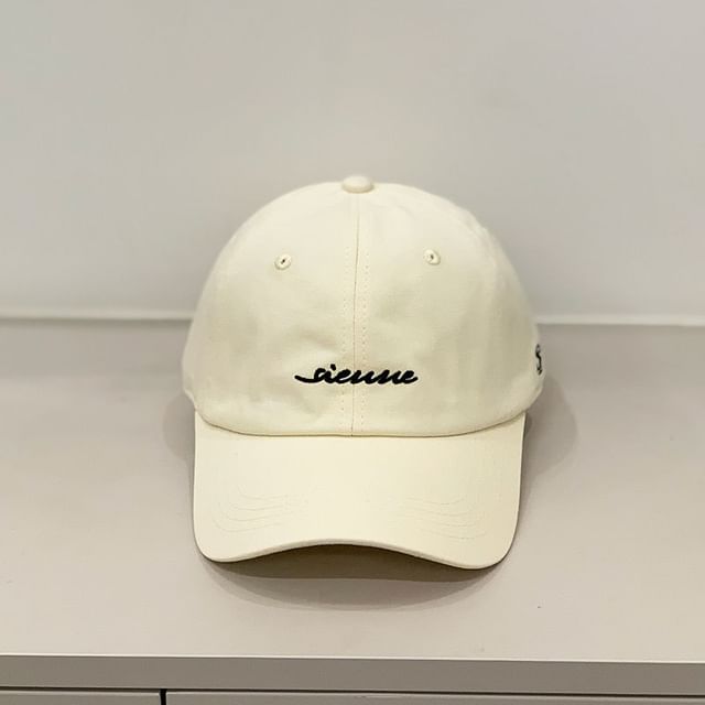 Letter Cap Embroidered