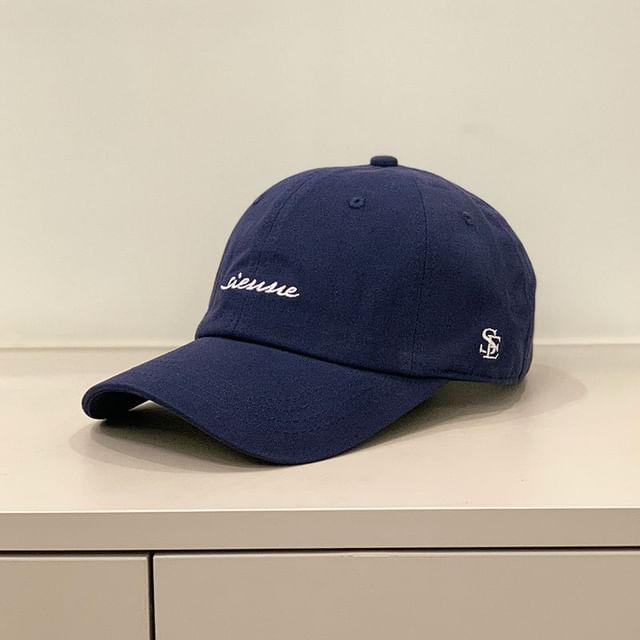 Letter Cap Embroidered