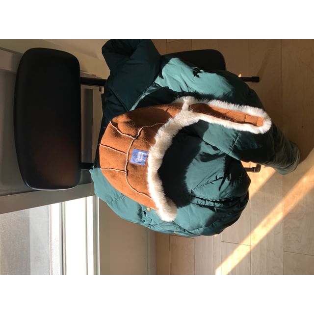 Applique Fluffy Trapper Hat Trim Plain