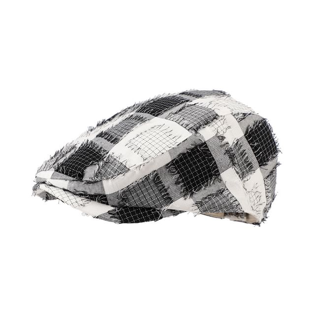 Bucket Patchwork Distressed Hat
