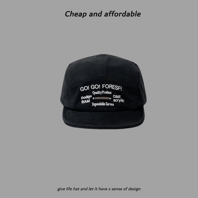 Lettering Cap Baseball Embroidery