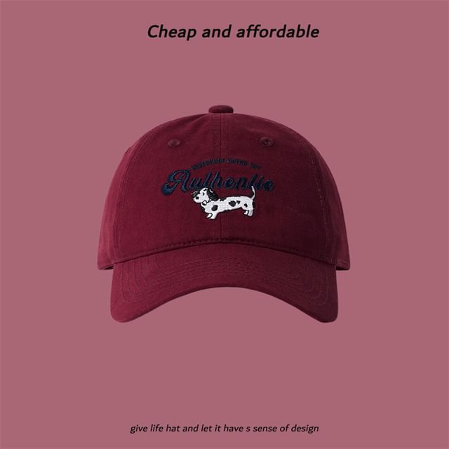 Baseball Dog Cap Embroidered