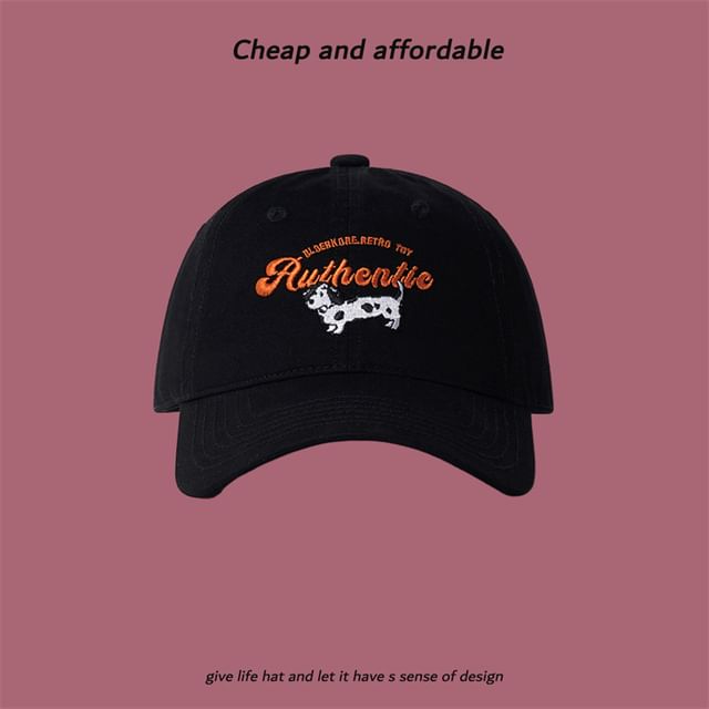 Baseball Dog Cap Embroidered