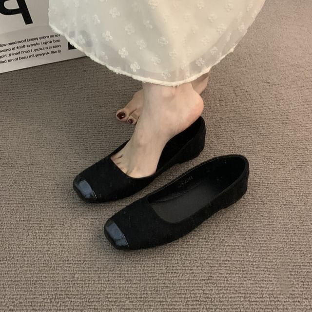Square-Toe Flats