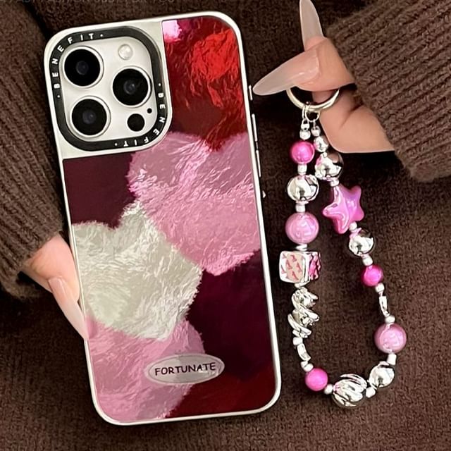 / Strap Phone Heart Case Set
