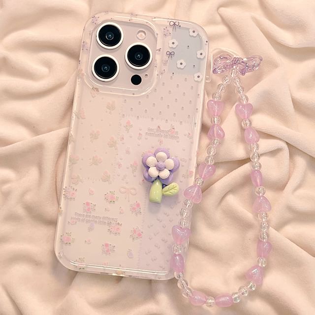 Case Floral Set Strap / Phone