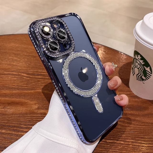 Magnetic with Case Embellished (Compatible Phone MagSafe)
